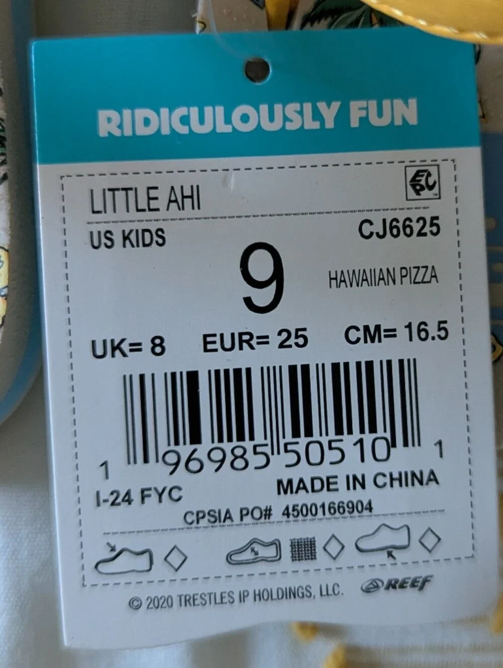 Reef | Kids ahi Sandals in Hawaiian Pizza